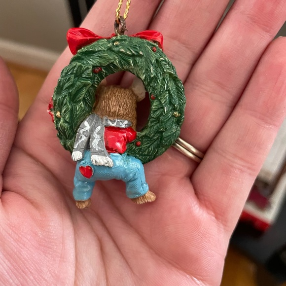 Vintage 1990 Enesco Mouse Ornament - Picture 2 of 4